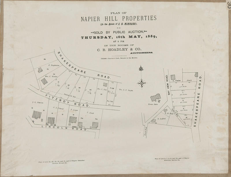 Plan, Napier hill properties for sale MTG Hawkes Bay