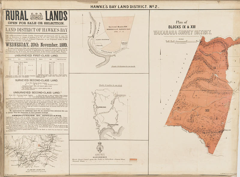 Plan, Hawke's Bay Land District No 2 MTG Hawkes Bay