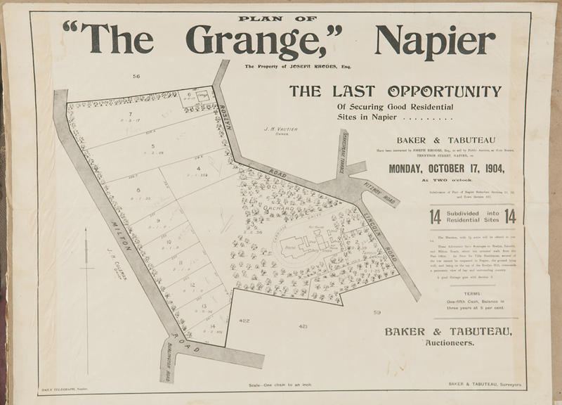 Plan, The Grange land for sale MTG Hawkes Bay