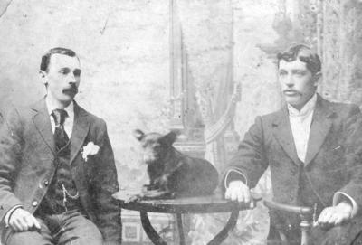 Portrait of two unidentified men; Golder, William