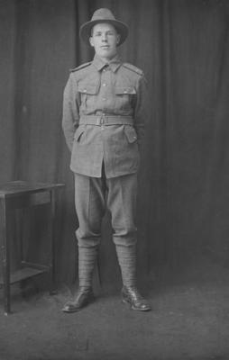 An unidentified New Zealand soldier