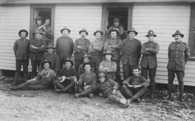 A group of New Zealand soldiers