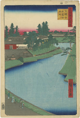 Soto-Sakurada Benkei-bori Kōji-machi; Hiroshige, Utagawa; Uoya Eikichi; 87/22/1