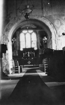 Interior of St Leonard's Anglican Church, Bulford, Salisbury