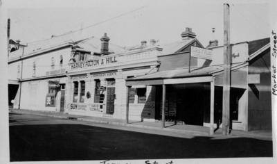 Corner of Tennyson and Market Streets, Napier