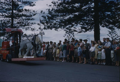 Hawke's Bay Centennial Parade, Barry Bros float, Napier