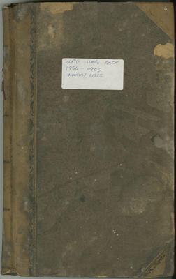 Wage Book, Olrig Station 1896-1905