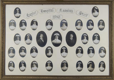 Napier Hospital nursing staff, 1910