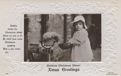 Christmas Card, Dobbin's Christmas Dinner; J Beagles & Co., Ltd