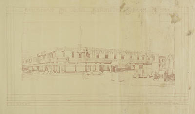 Architectural plan, proposed County Hotel, Browning Street, Napier