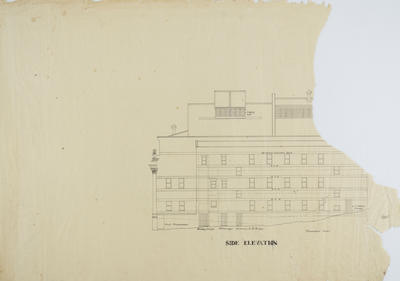 Architectural plan, Municipal Buildings, Napier
