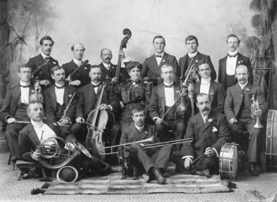 Frivolity Minstrels Orchestra, Napier, 1906