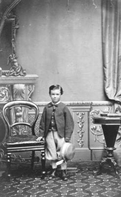 Portrait of unidentified boy; Swan and Wrigglesworth