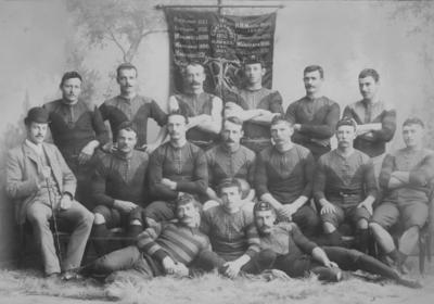 Group portrait, Taranaki Football Representatives