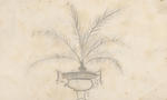 Pencil sketch, ornate vase image item