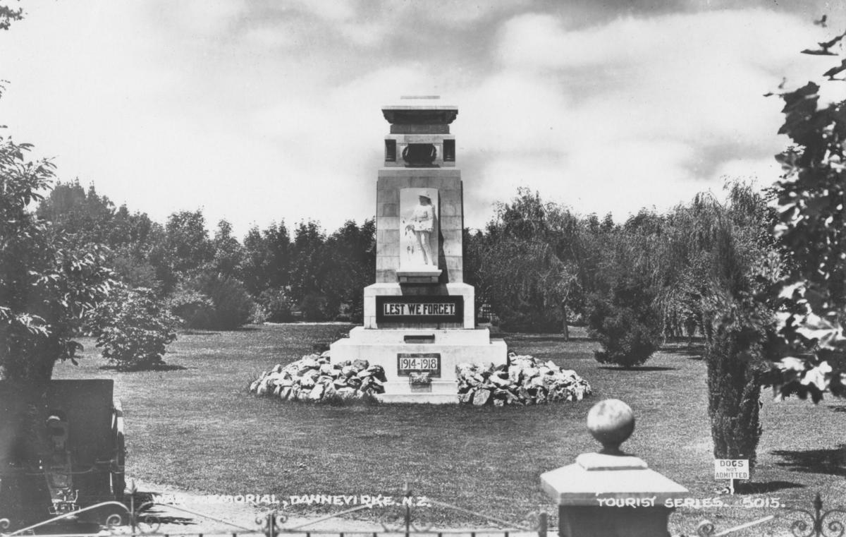 War Memorial, Dannevirke MTG Hawkes Bay